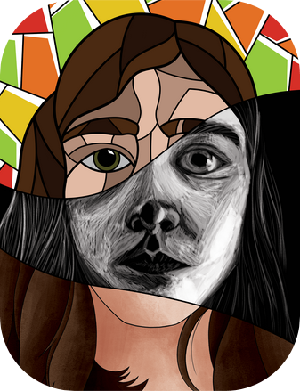 Autoportrait Illustratrice